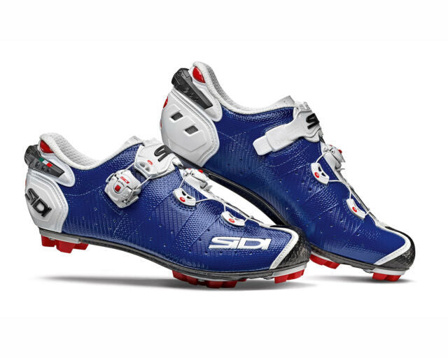 Sidi Drako 2 SRS Clipless Shoes-Blue/White - 1