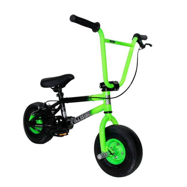 Fat Boy Mini BMX Bike The Assault-Neon Green/Black - 1