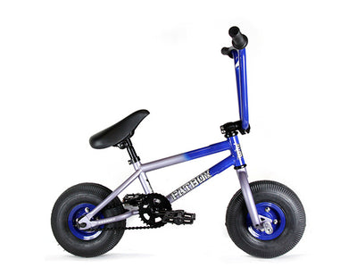 Fat Boy Mini BMX Bike The Assault-Gray/Blue