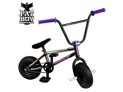 Fat Boy Mini BMX Bike The Assault Pro-Raw/Purple