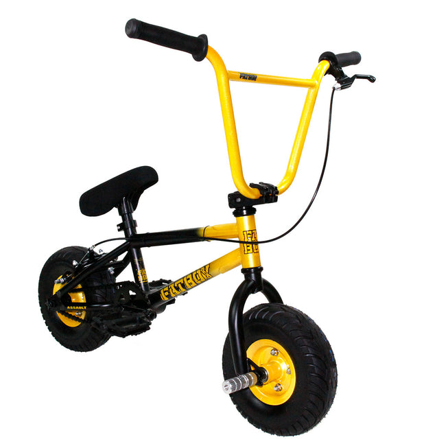 Fat Boy Mini BMX Bike The Assault Pro-Gold/Black - 1