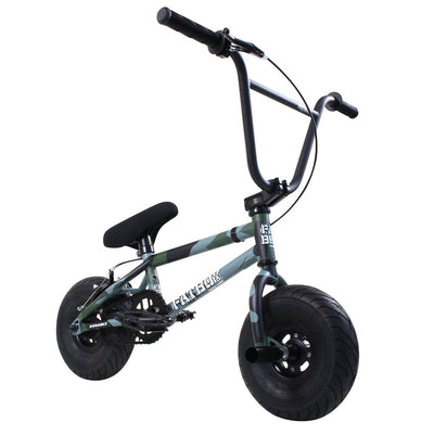 Fat Boy Mini BMX Bike The Assault Pro-Camo Print Blue