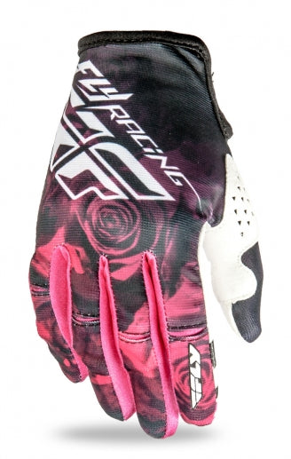 Fly Racing 2016 Kinetic Ladies Gloves-Pink/Black - 1