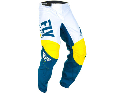 Fly Racing 2019 F-16 BMX Race Pants-Yellow/White/Navy