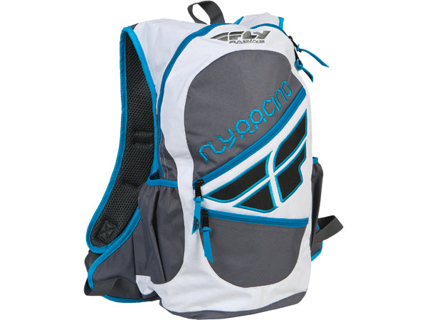 Fly Racing Jump Backpack-Gray/White/Teal - 1