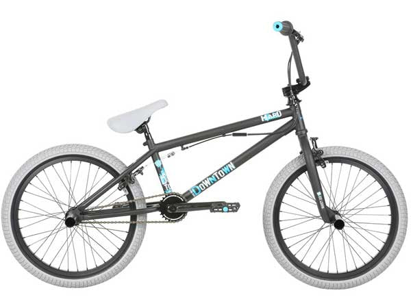 Haro Downtown DLX 19.5"TT Bike-Matte Black - 1