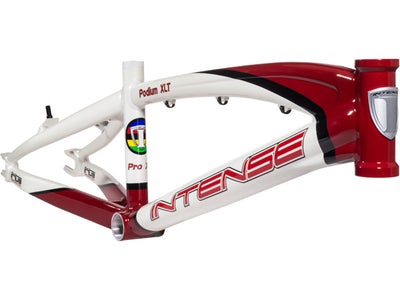 Intense Podium XLT BMX Race Frame-Ltd Ed-White/Red