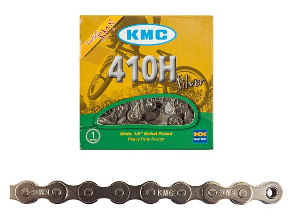 KMC 410H BMX Chain-Nickel Plated - 1
