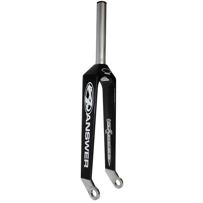 Answer Dagger Pro Cruiser Tapered Carbon BMX Race Fork-24&quot;-1 1/8-1.5&quot;-20mm - 1