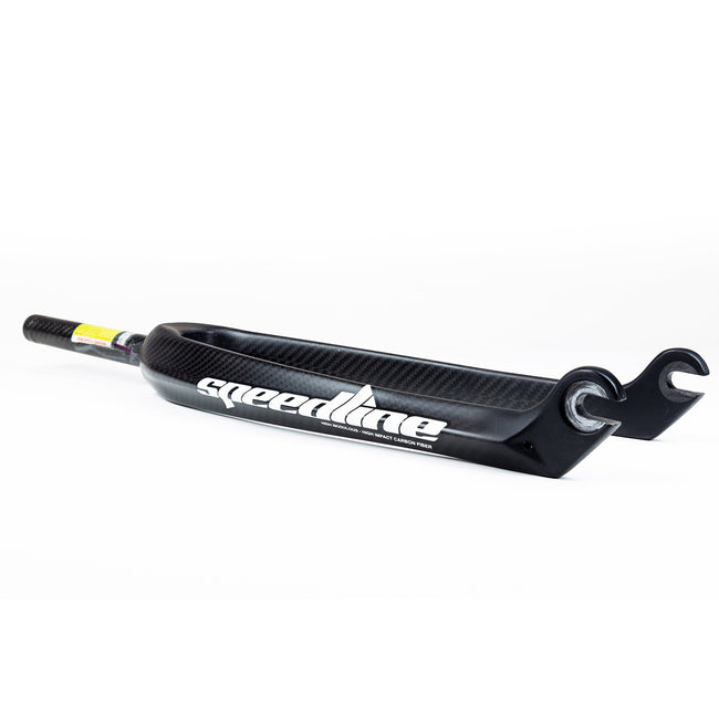 Speedline Pro Cruiser Elite Carbon BMX Fork-24"x1 1/8"-10mm-Gloss Carbon - 1