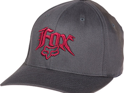 Fox Society Hat-Gray/Red