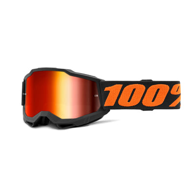 100% Accuri 2 Youth Goggles-Chicago-Mirror Red Lens