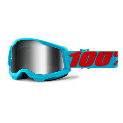 100% Strata2 Goggles-Summit-Mirror Silver Lens