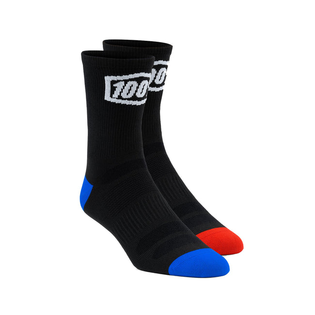100% Terrain Socks-Black - 1