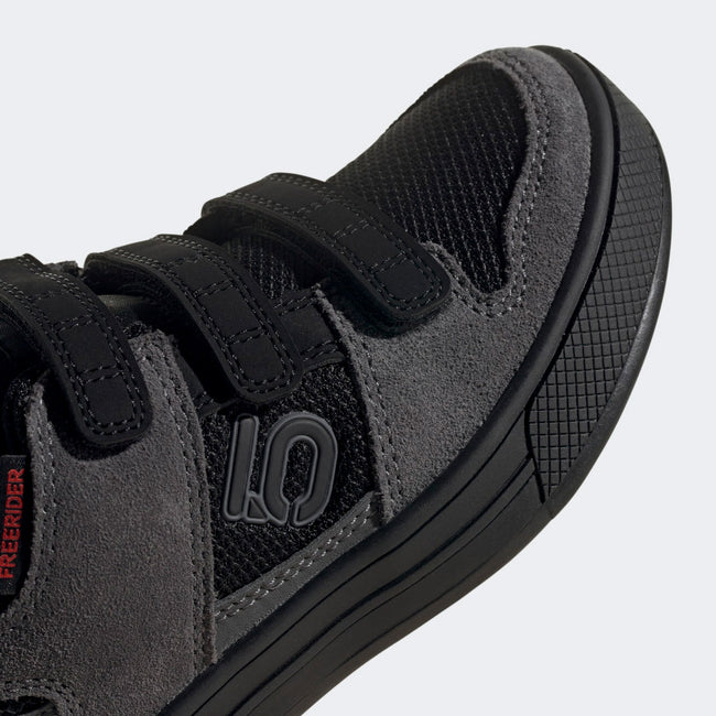 adidas Five Ten Freerider Kids Flat Pedal Shoes-Grey Five/Core Black/Grey Four - 8
