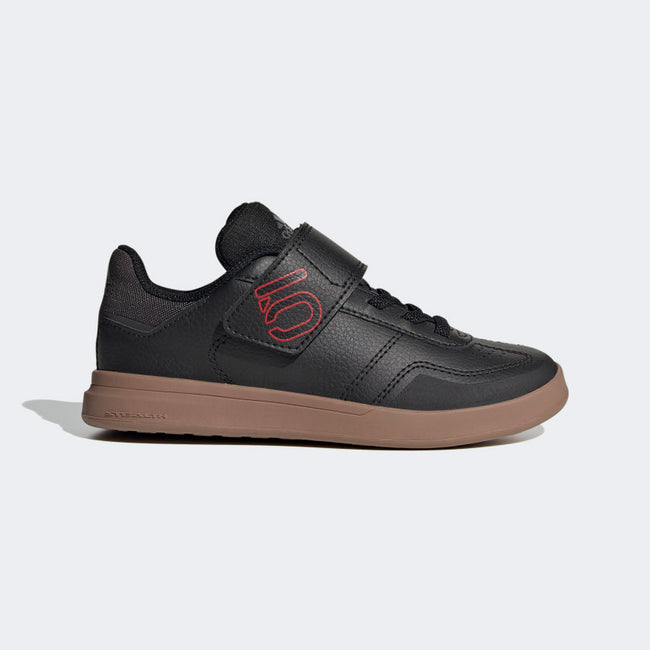 adidas Five Ten Sleuth DLX Kids Flat Pedal Shoes-Core Black/Scarlet/Grey Four - 1