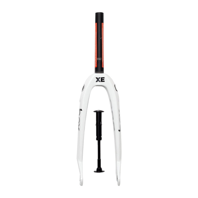 Box One XE Expert Carbon BMX Race Fork-20"-1"-10mm-White - 1