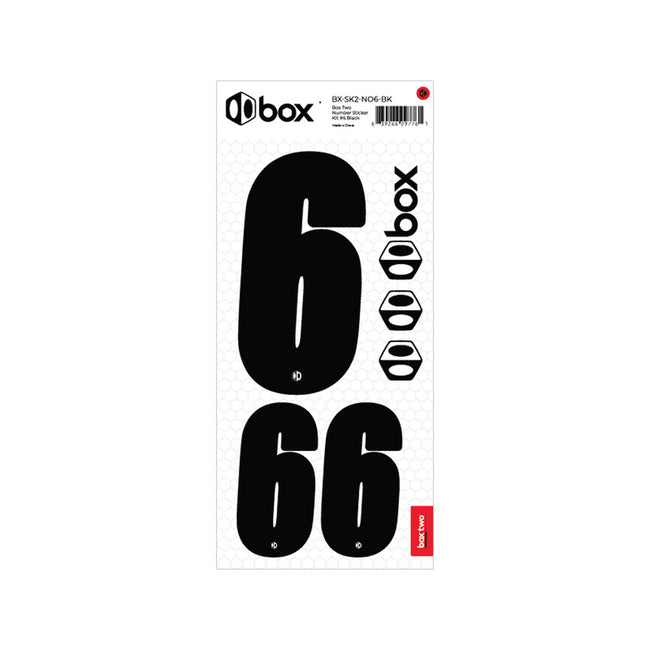 Box Two Number Sticker Kit - 13
