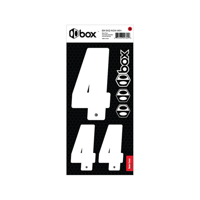 Box Two Number Sticker Kit - 10