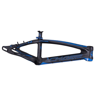 Chase ACT 1.2 Carbon BMX Race Frame-Black/Blue