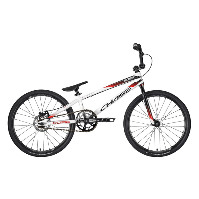 Chase Edge Cruiser 24" BMX Race Bike-White/Red - 1