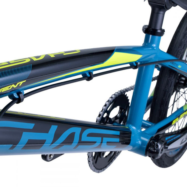 Chase Element Pro XL BMX Race Bike-Petrol Blue/Black/Neon Yellow - 9