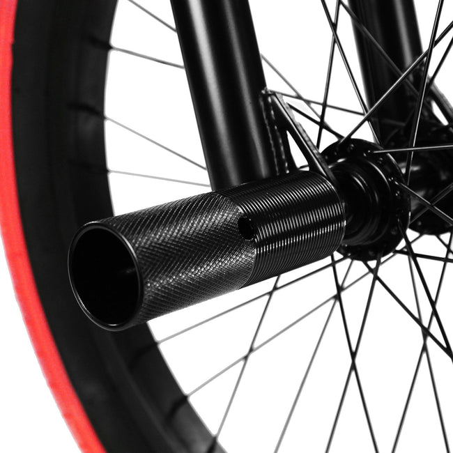 Elite BMX Stealth 20"TT BMX Freestyle Bike-Black/Red - 6