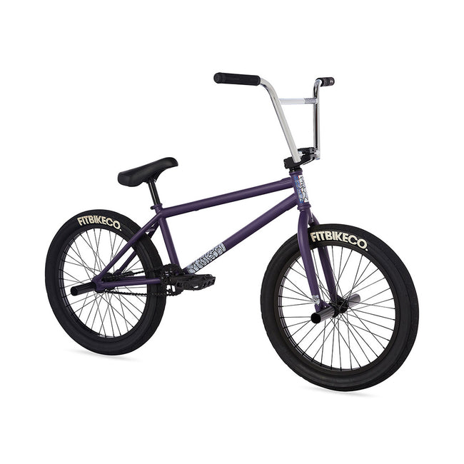 Fit 2023 STR LG 20.75"TT BMX Freestyle Bike-Matte Purple - 1