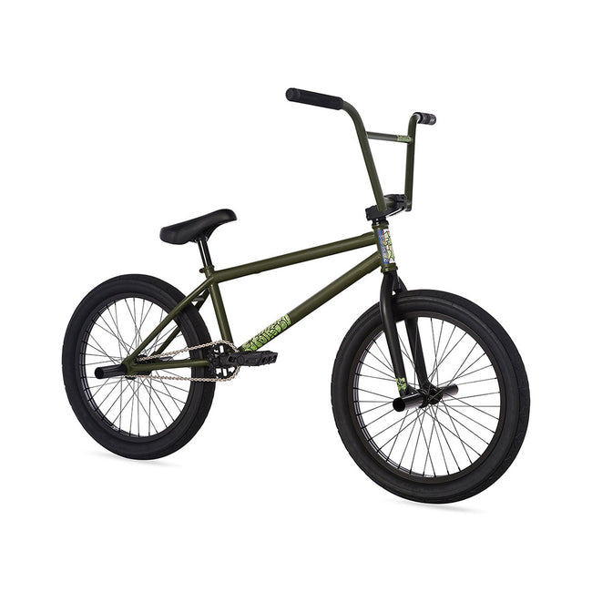 Fit 2023 STR MD 20.5"TT BMX Freestyle Bike-Matte Army Green - 1