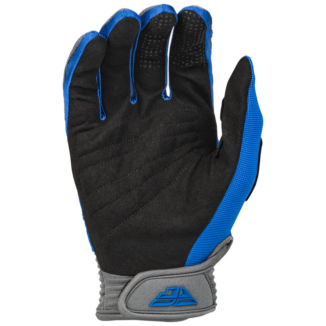 Fly Racing F-16 BMX Race Gloves-Blue/Grey - 2