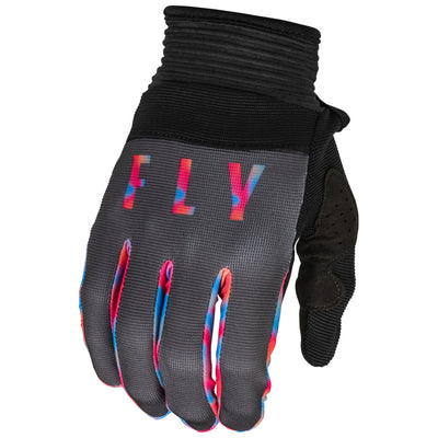 Fly Racing F-16 BMX Race Gloves-Grey/Pink/Blue