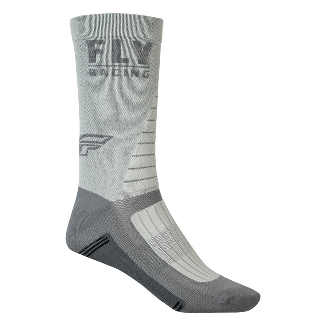 Fly Racing Factory Rider Socks-Grey - 1