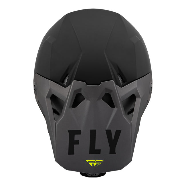 Fly Racing Formula CP Slant BMX Race Helmet-Matte Black/Grey/Hi-Vis - 3