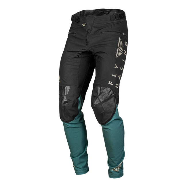 Fly Racing Radium BMX Race Pants-Black/Evergreen/Sand - 4