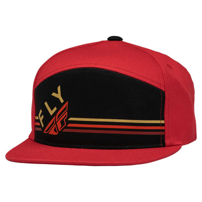 Fly Racing Track Hat-Black/Red-Youth