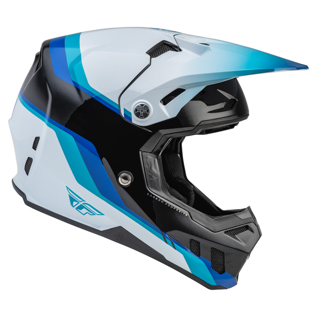 Fly Racing Formula CC Driver BMX Race Helmet-Black/Blue/White - 2