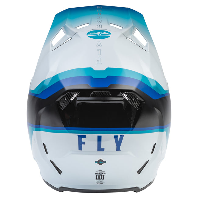 Fly Racing Formula CC Driver BMX Race Helmet-Black/Blue/White - 3