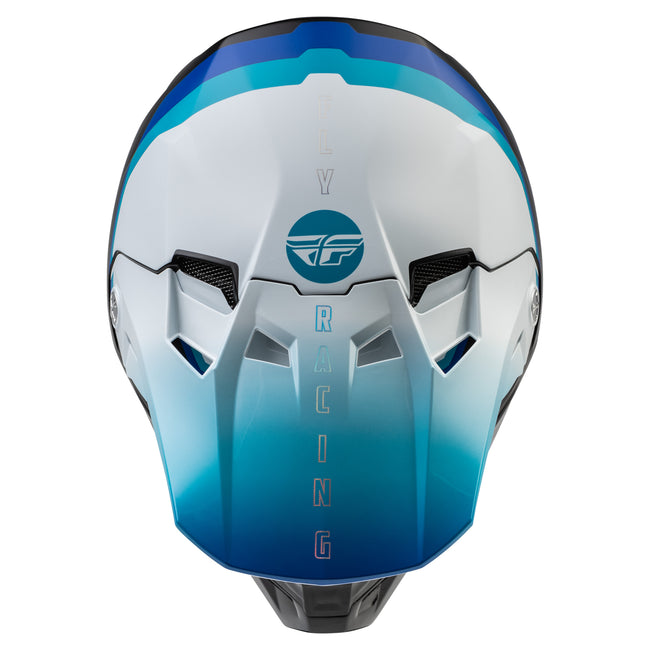 Fly Racing Formula CC Driver BMX Race Helmet-Black/Blue/White - 4