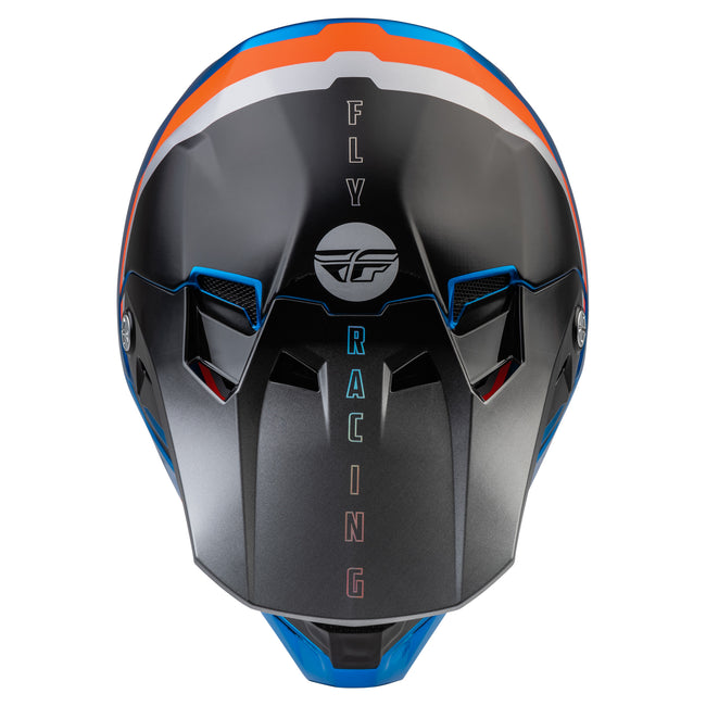 Fly Racing 2022 Formula CC Driver BMX Race Helmet-Blue/Orange/Black - 4
