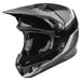 Fly Racing Formula CC Driver BMX Race Helmet-Black/Charcoal/White - 1