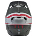 Fly Racing Formula CC Driver BMX Race Helmet-Matte Silver/Red/White - 3