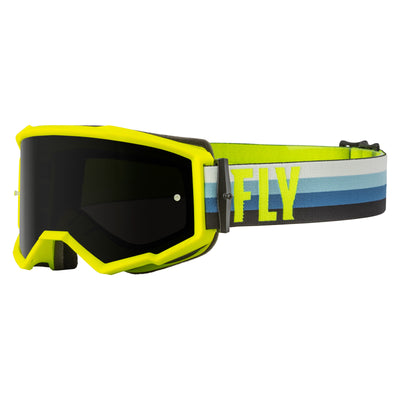 Fly Racing 2022 Zone Goggles-Hi-Vis/Teal w/Dark Smoke Lens