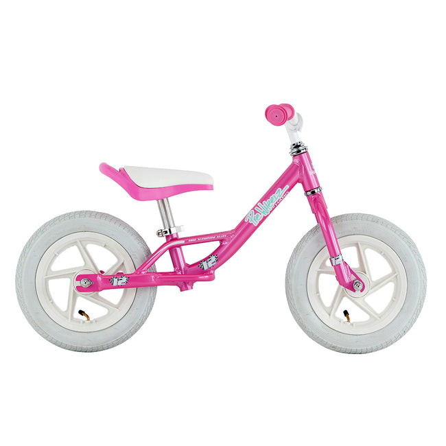 Haro PreWheelz 12&quot; Alloy Tire Balance Bike-Pink - 1