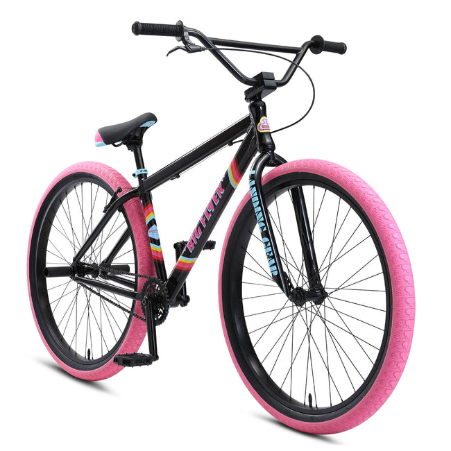 SE Bikes Big Flyer 29" BMX Freestyle Bike-Black Sparkle - 2