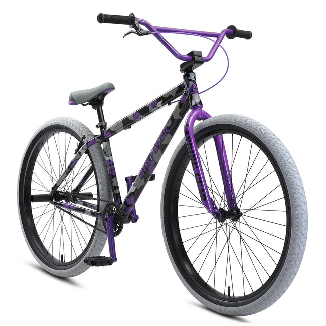 SE Bikes Big Flyer 29" BMX Freestyle Bike-Purple Camo - 2