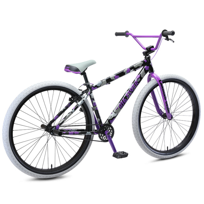 SE Bikes Big Flyer 29&quot; BMX Freestyle Bike-Purple Camo - 3