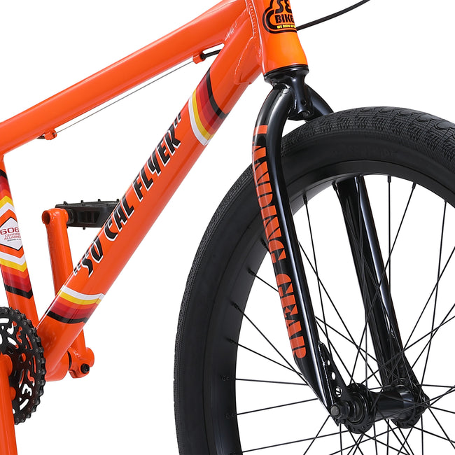 SE Bikes So Cal Flyer 24" BMX Freestyle Bike-Orange - 5