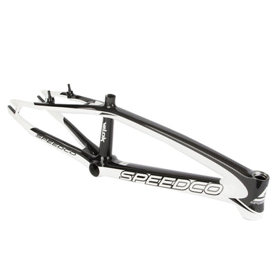 SpeedCo Velox v2 Carbon BMX Race Frame-Gloss White/Black