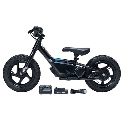 Stacyc 12eDrive 12" Electric BMX Balance Bike-Black