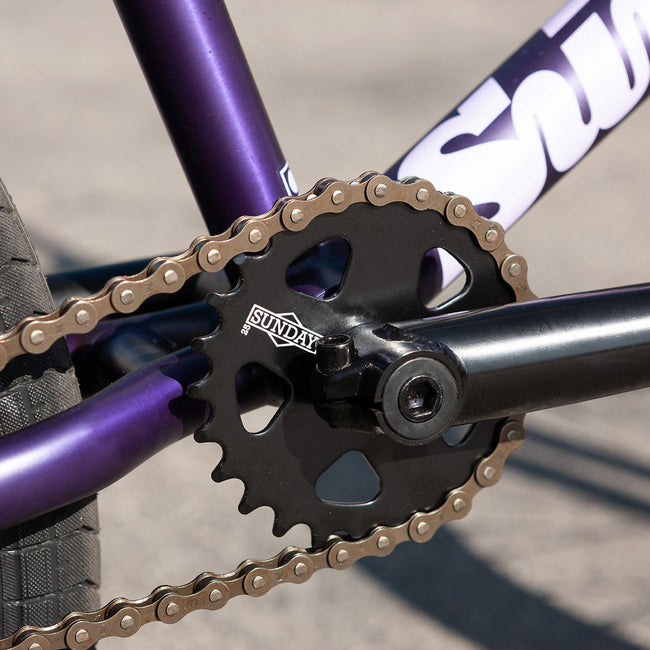 Sunday Scout 20.75&quot;TT BMX Freestyle Bike-Matte Translucent Purple - 10